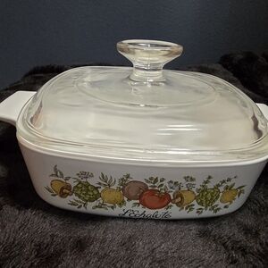 Vintage Corningware 1Qt Casserole Dish Spice Of Life